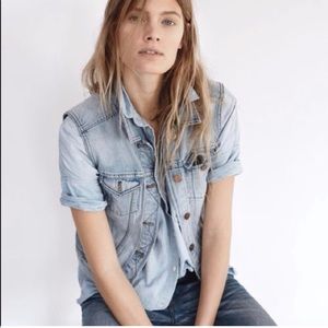 Madewell denim vest